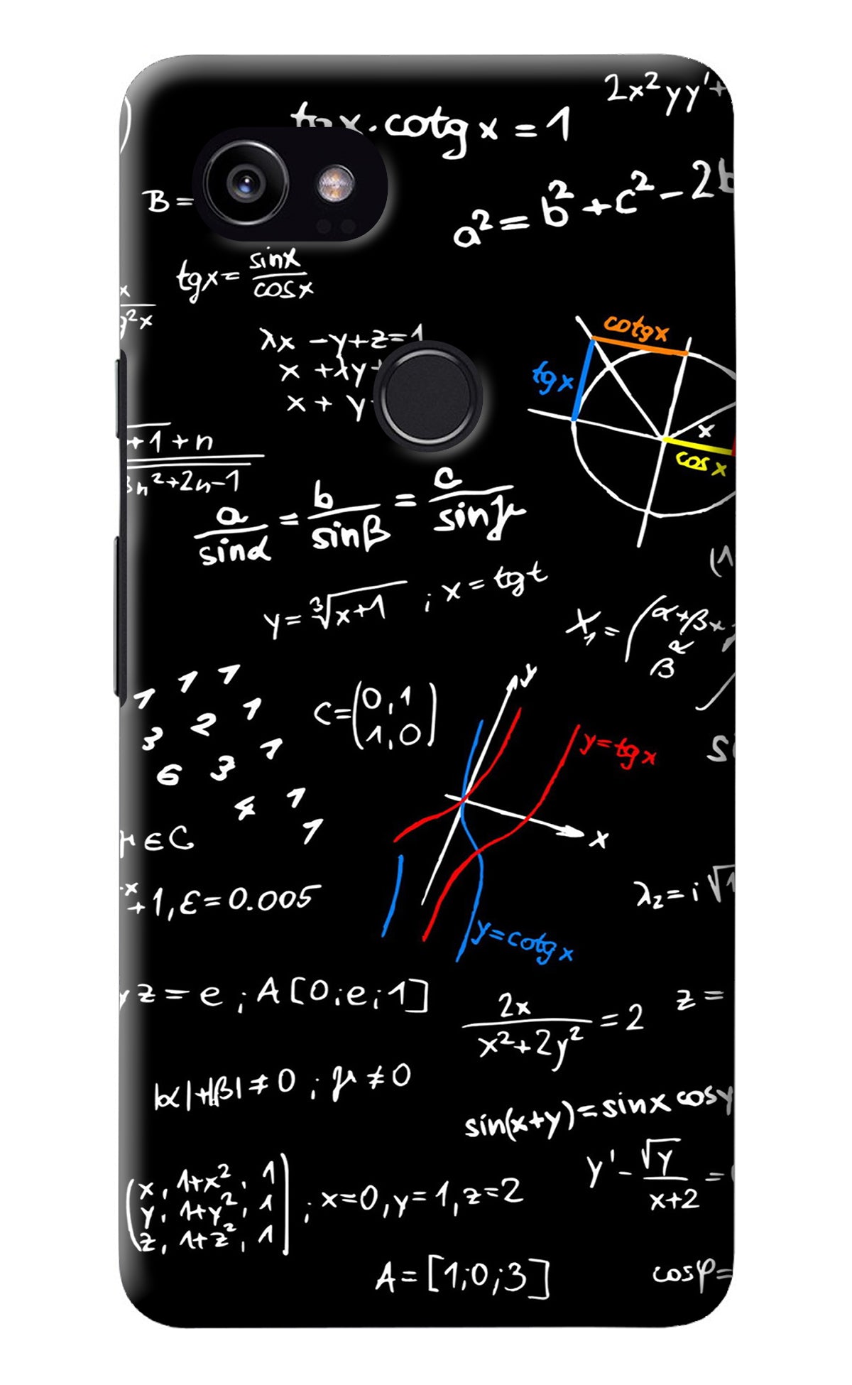 Mathematics Formula Google Pixel 2 XL Back Cover