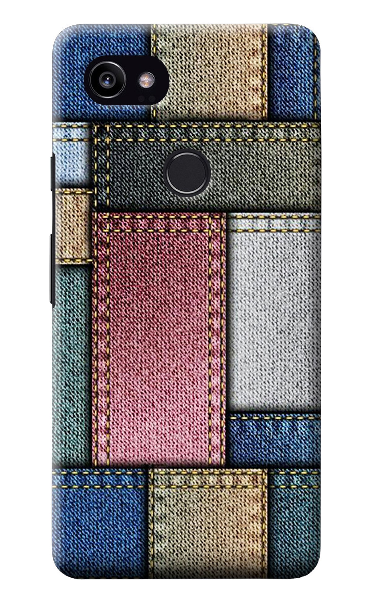 Multicolor Jeans Google Pixel 2 XL Back Cover