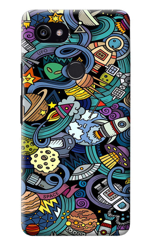 Space Abstract Google Pixel 2 XL Back Cover