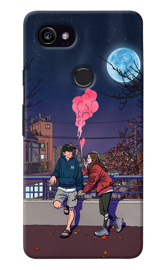 Chilling Couple Google Pixel 2 XL Back Cover