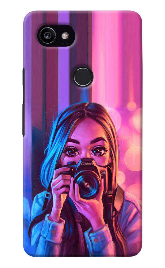Girl Photographer Google Pixel 2 XL Back Cover