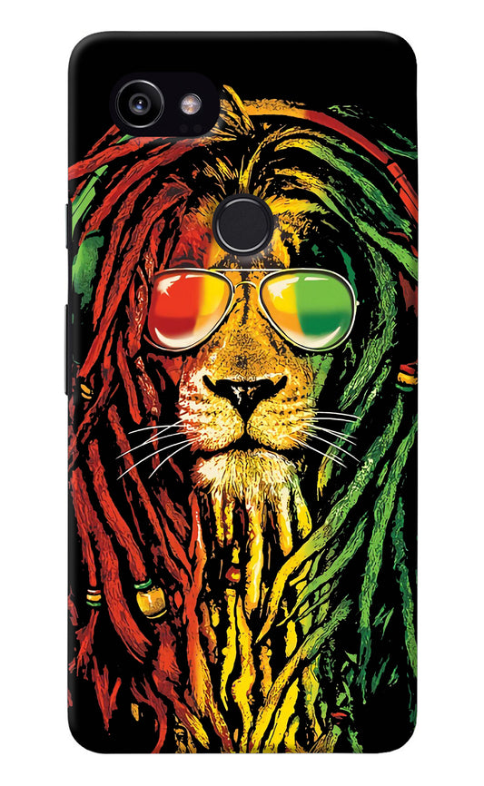 Rasta Lion Google Pixel 2 XL Back Cover