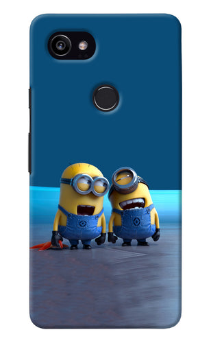 Minion Laughing Google Pixel 2 XL Back Cover