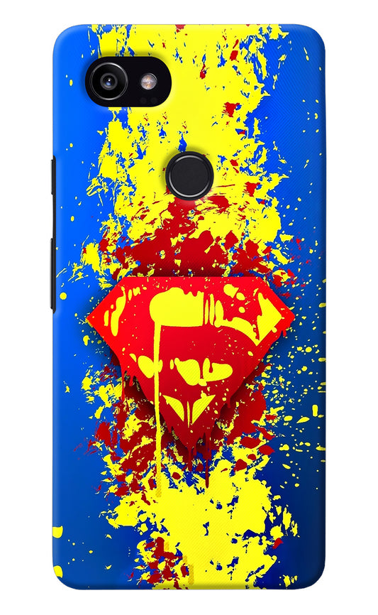 Superman logo Google Pixel 2 XL Back Cover
