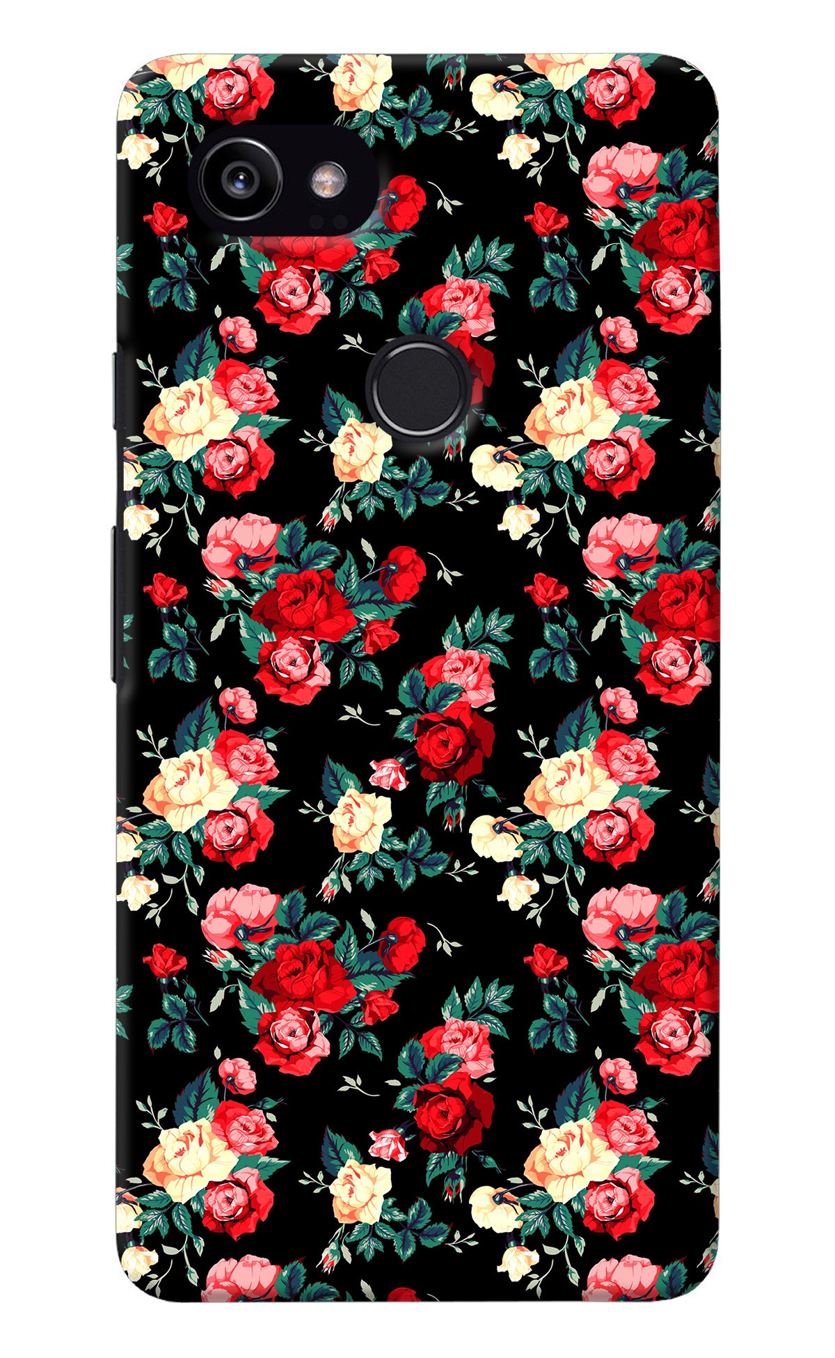 Rose Pattern Google Pixel 2 XL Back Cover