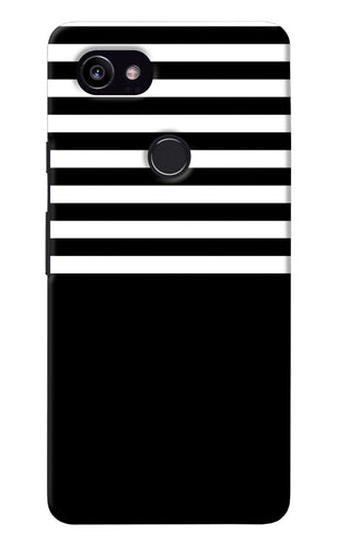 Black and White Print Google Pixel 2 XL Back Cover