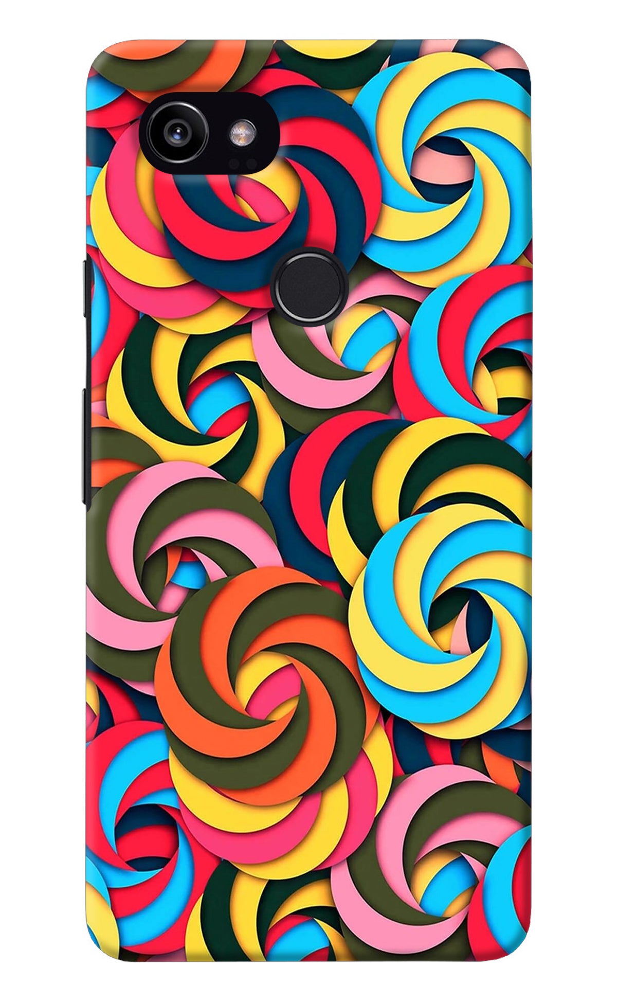 Spiral Pattern Google Pixel 2 XL Back Cover