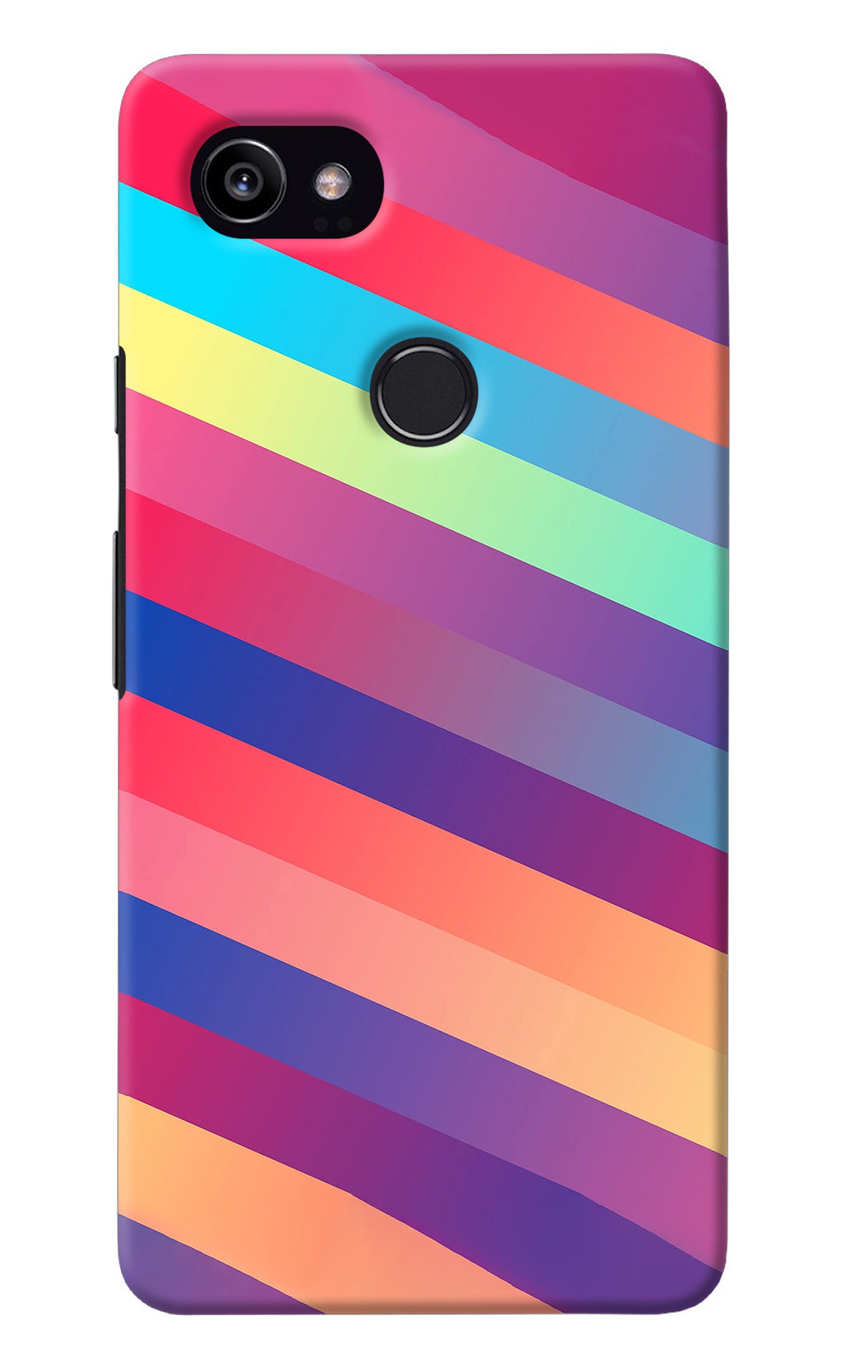 Stripes color Google Pixel 2 XL Back Cover