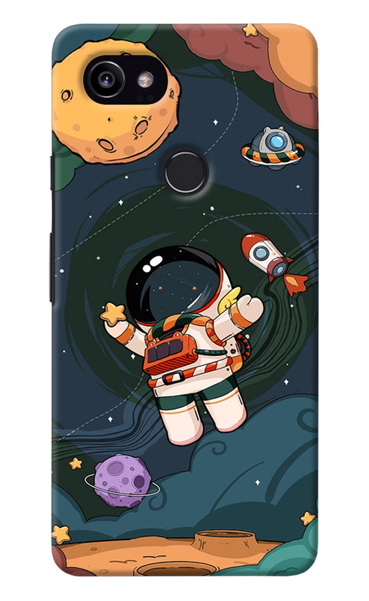 Cartoon Astronaut Google Pixel 2 XL Back Cover