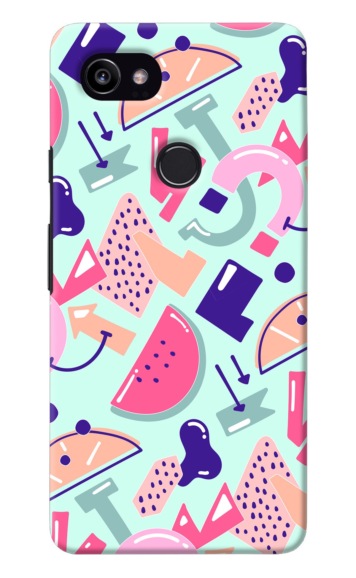 Doodle Pattern Google Pixel 2 XL Back Cover