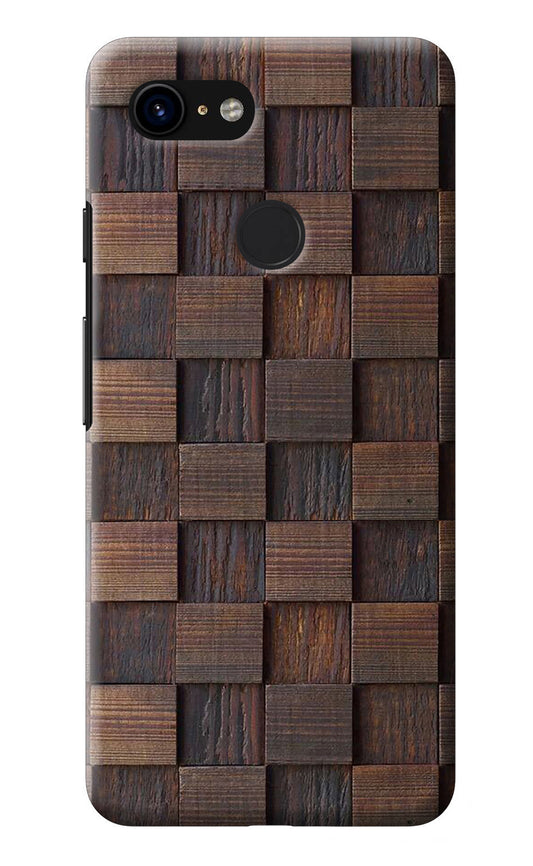 Wooden Cube Design Google Pixel 3 Back Cover