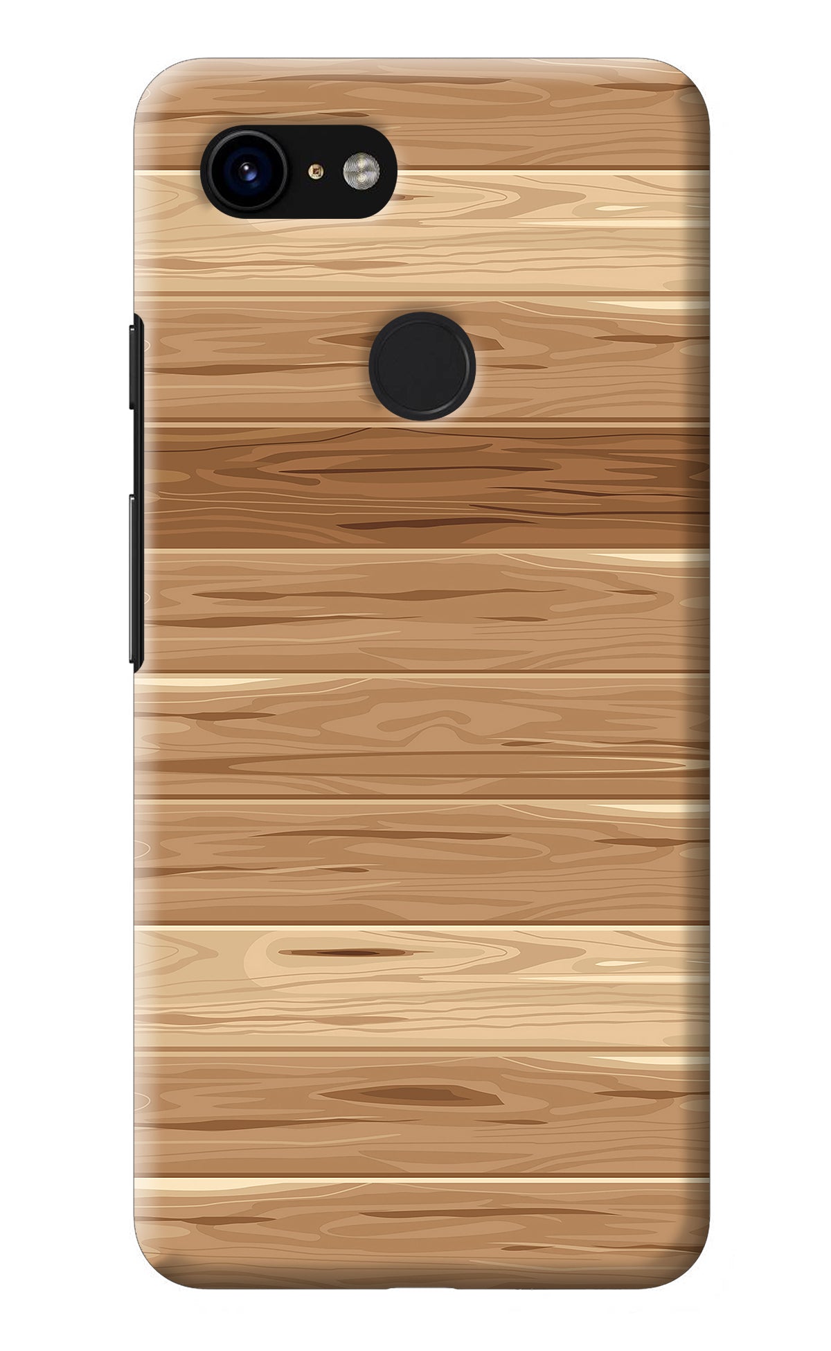 Wooden Vector Google Pixel 3 Back Cover