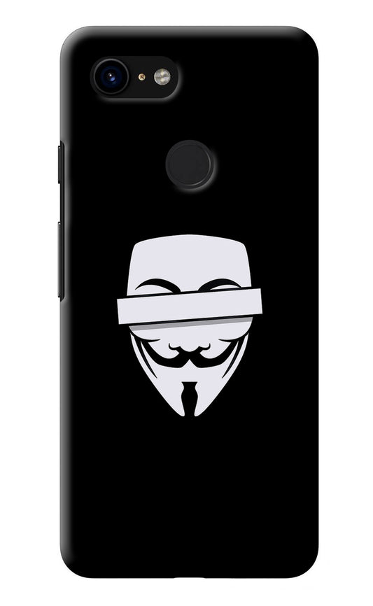 Anonymous Face Google Pixel 3 Back Cover