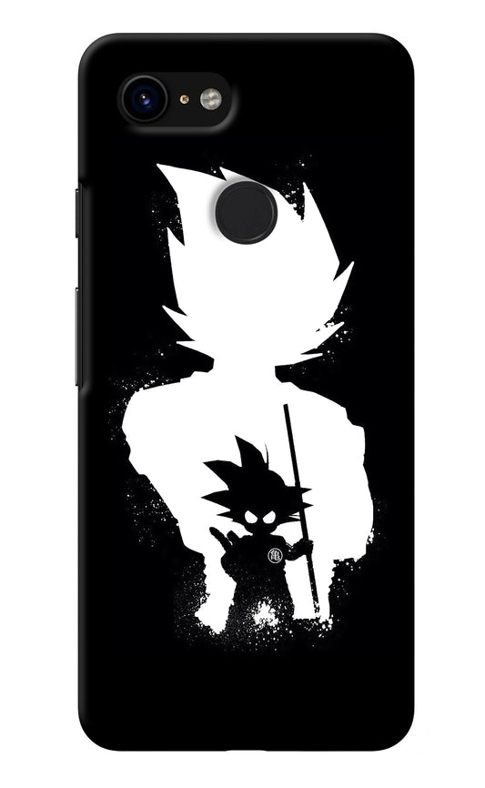 Goku Shadow Google Pixel 3 Back Cover