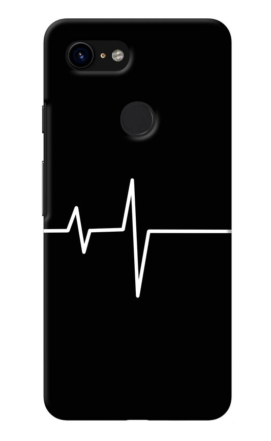 Heart Beats Google Pixel 3 Back Cover