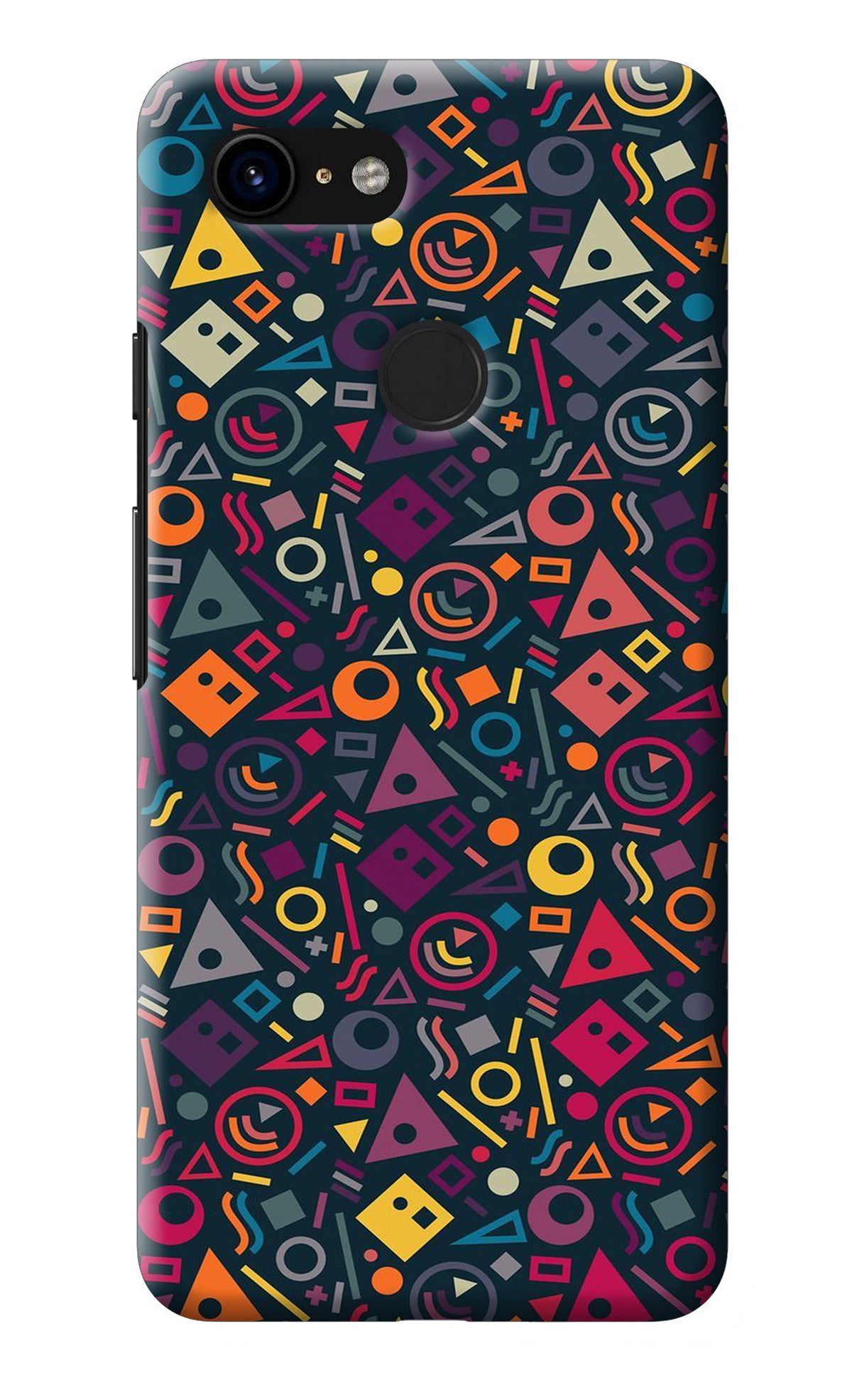 Geometric Abstract Google Pixel 3 Back Cover