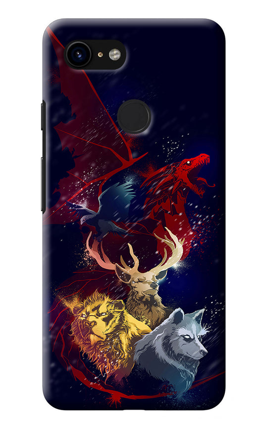 Game Of Thrones Google Pixel 3 Back Cover