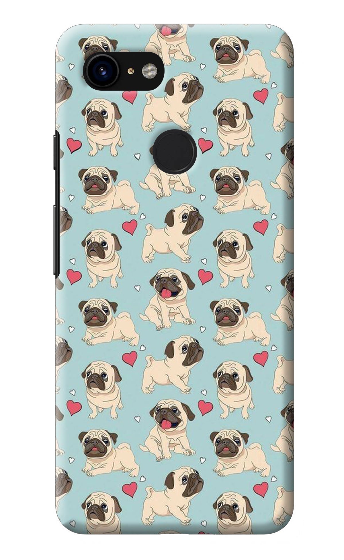 Pug Dog Google Pixel 3 Back Cover