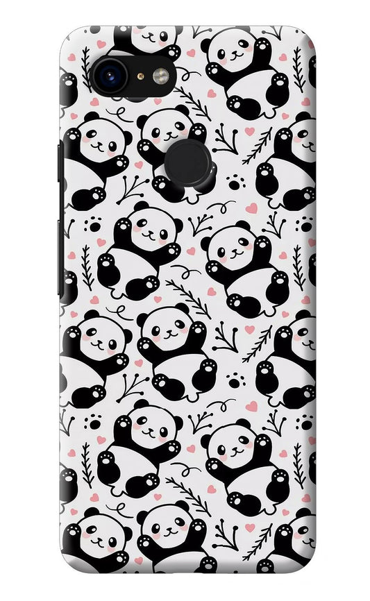 Cute Panda Google Pixel 3 Back Cover