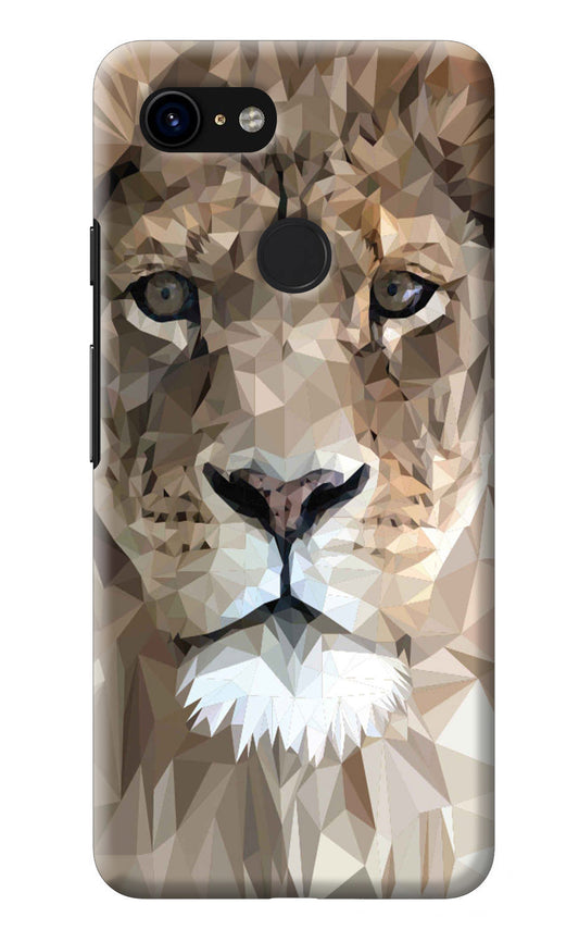 Lion Art Google Pixel 3 Back Cover