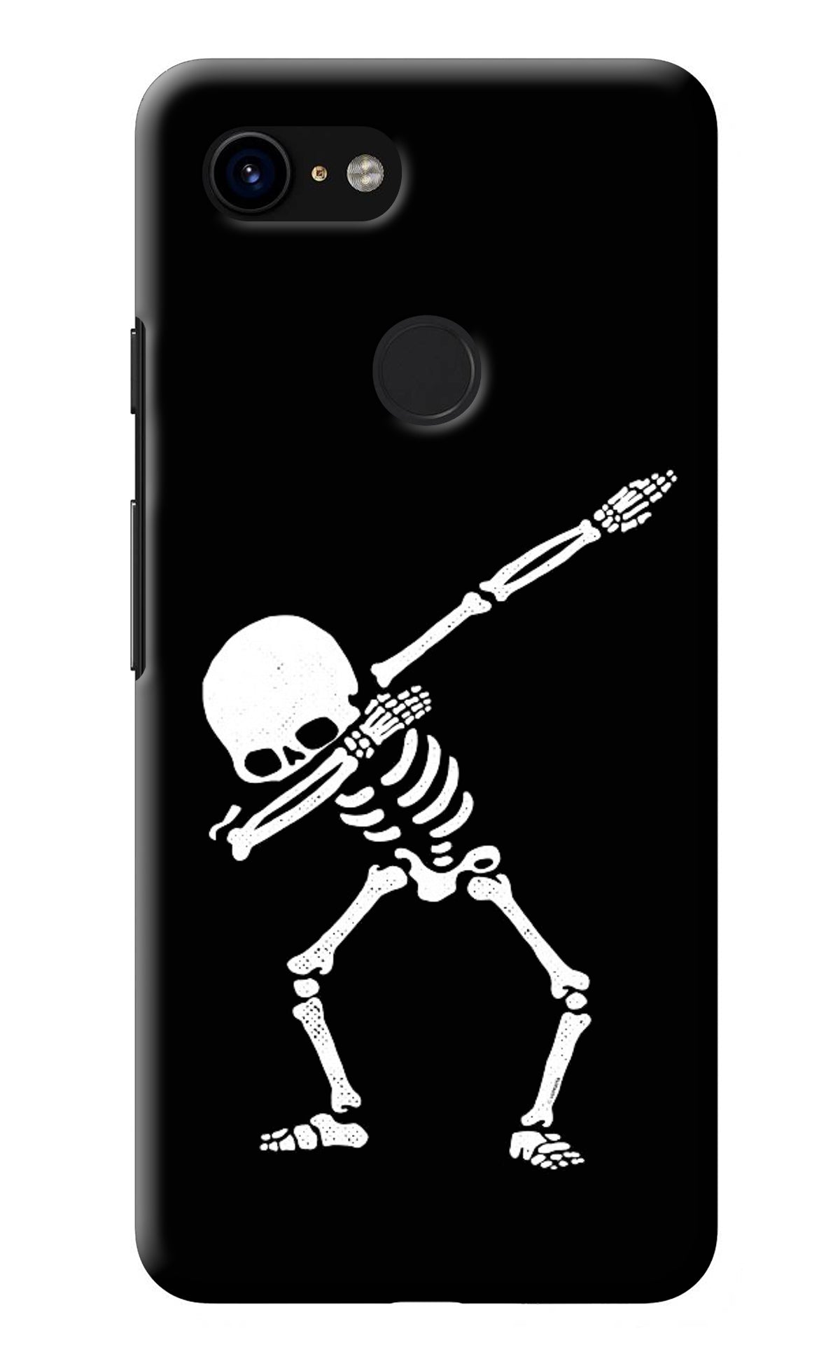 Dabbing Skeleton Art Google Pixel 3 Back Cover