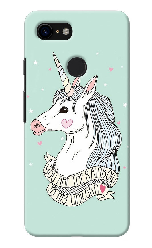 Unicorn Wallpaper Google Pixel 3 Back Cover