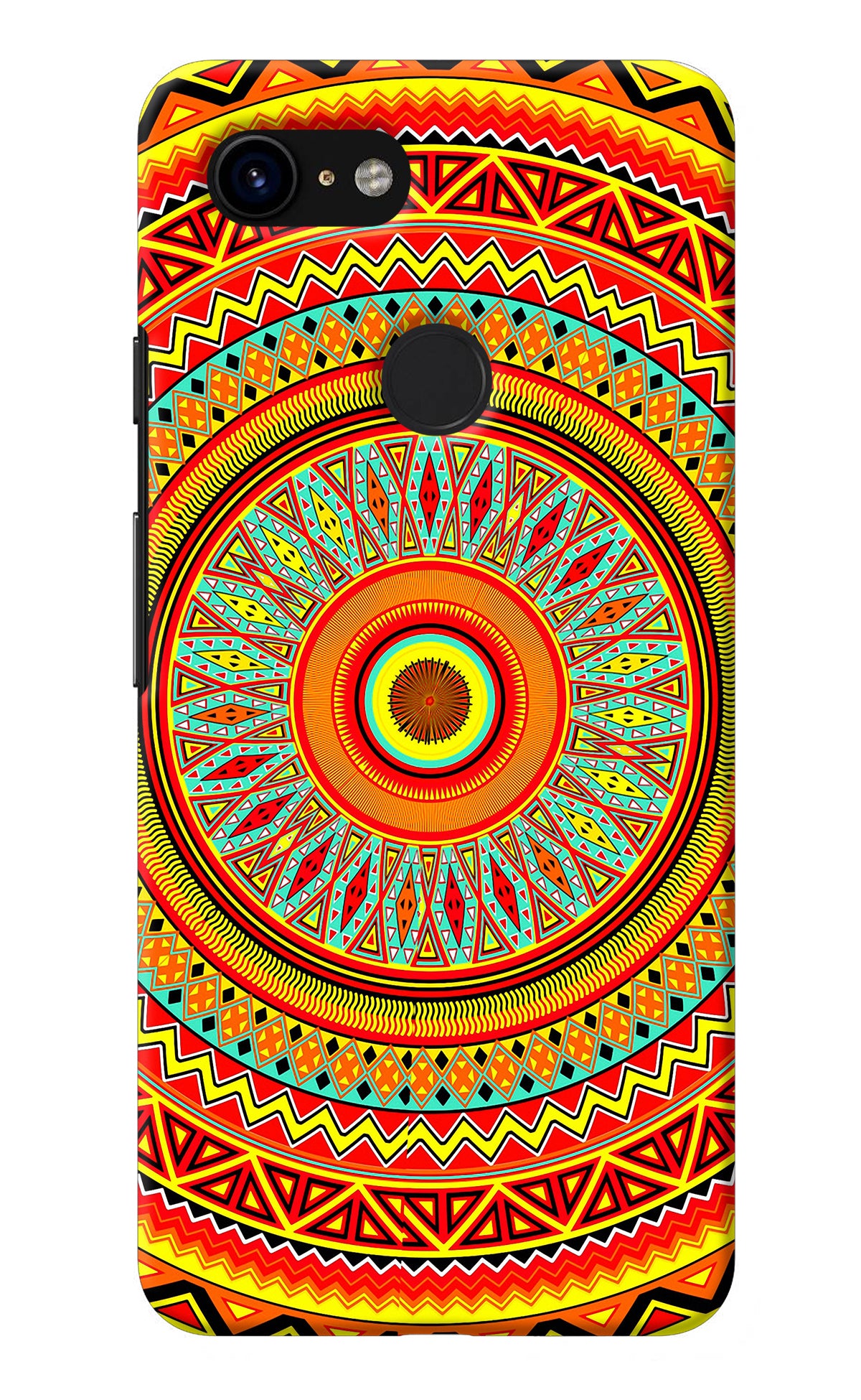 Mandala Pattern Google Pixel 3 Back Cover