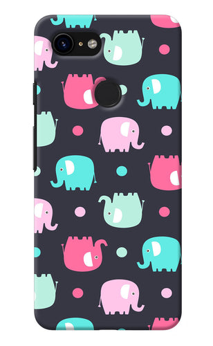 Elephants Google Pixel 3 Back Cover