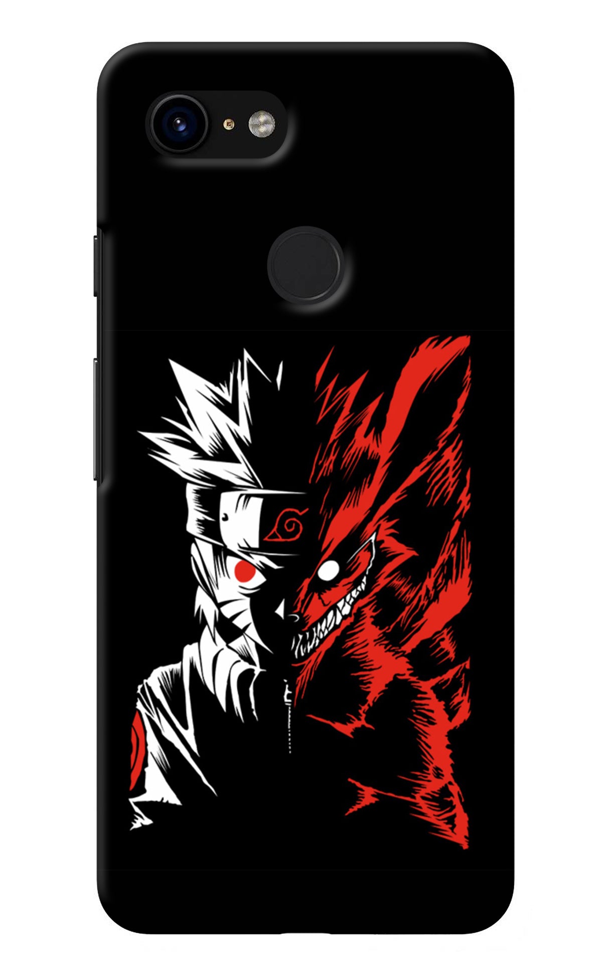 Naruto Two Face Google Pixel 3 Back Cover