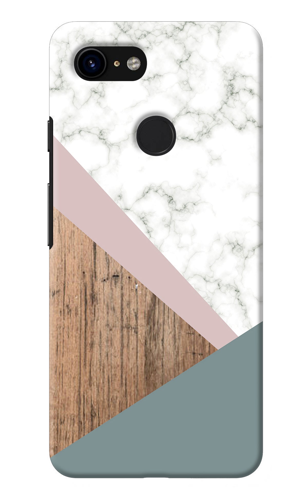 Marble wood Abstract Google Pixel 3 Back Cover