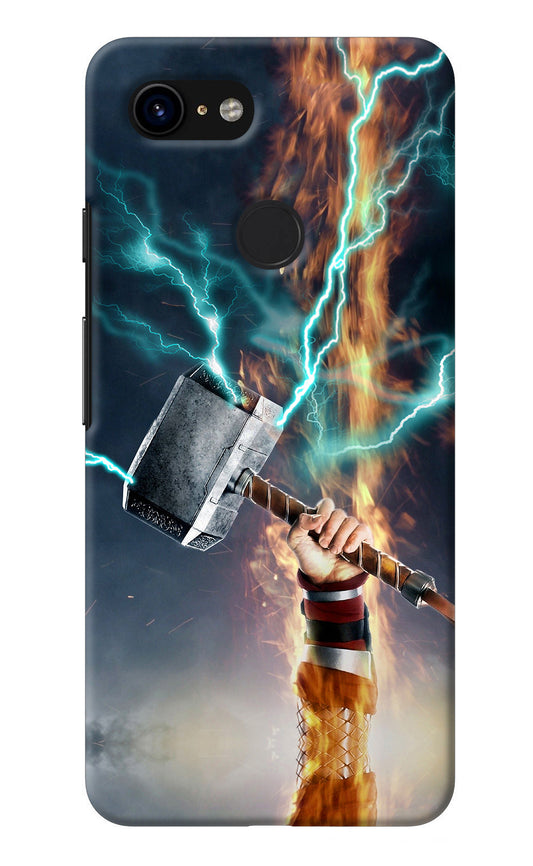 Thor Hammer Mjolnir Google Pixel 3 Back Cover