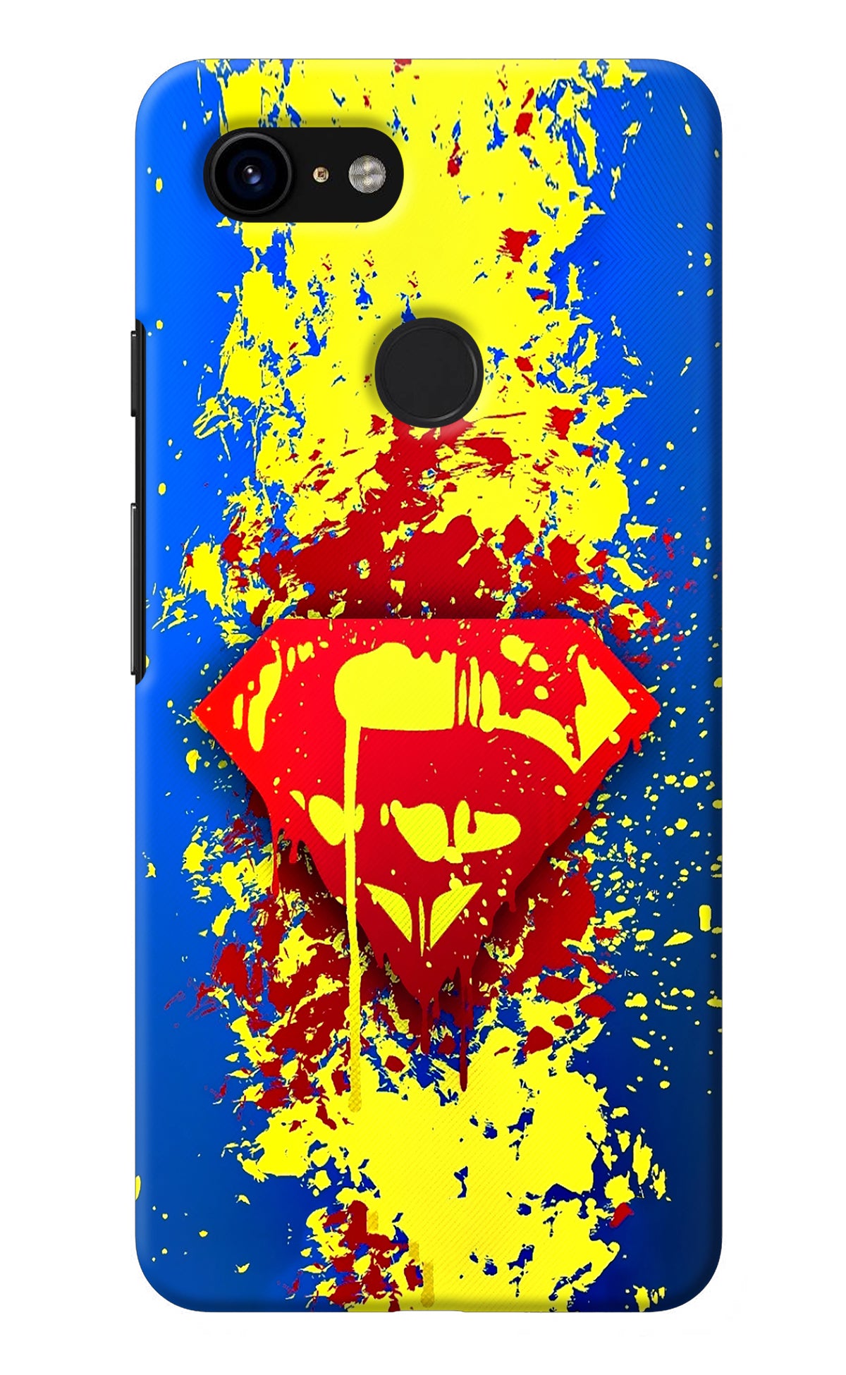 Superman logo Google Pixel 3 Back Cover