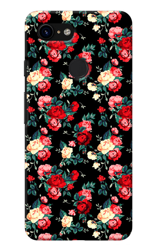 Rose Pattern Google Pixel 3 Back Cover