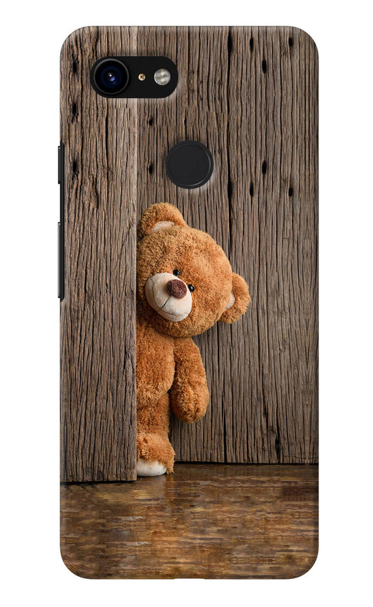 Teddy Wooden Google Pixel 3 Back Cover
