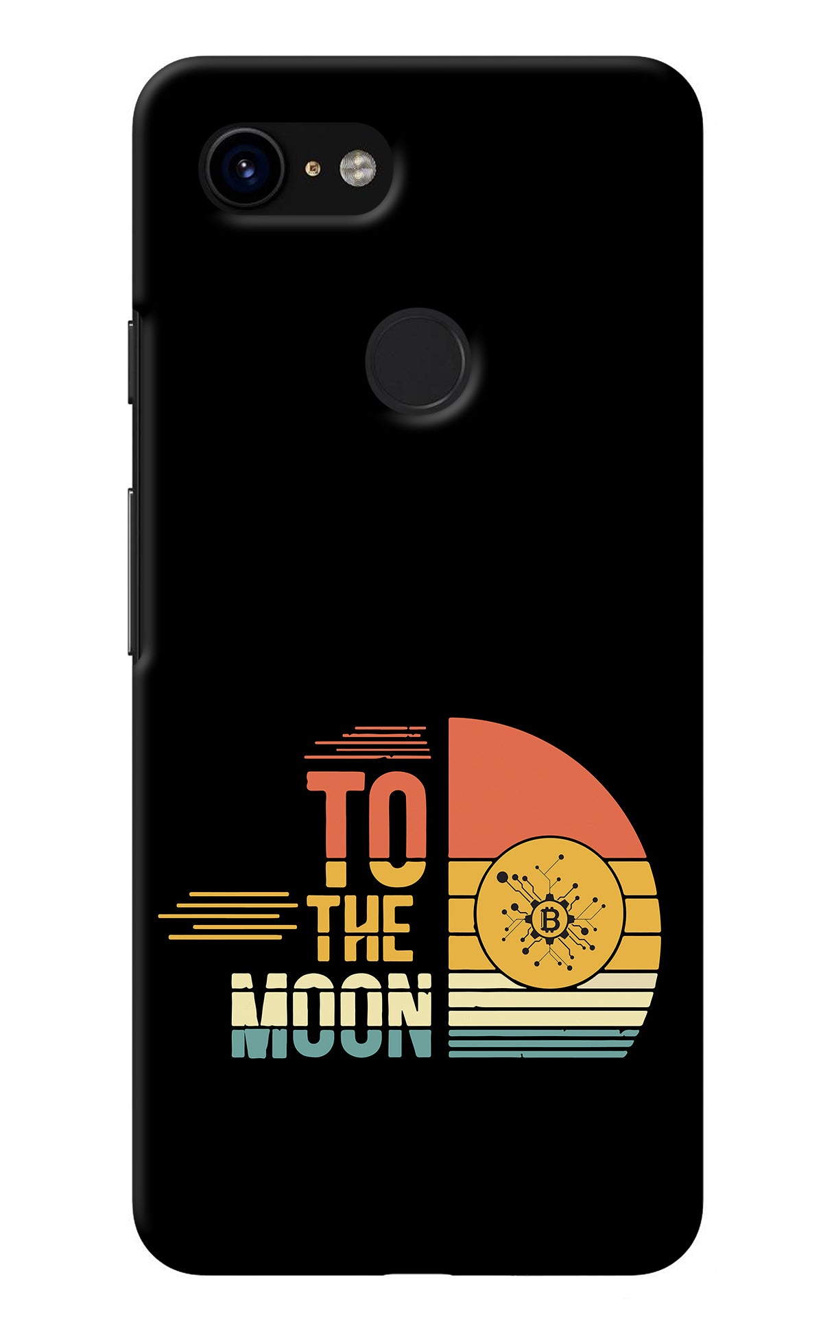 To the Moon Google Pixel 3 Back Cover