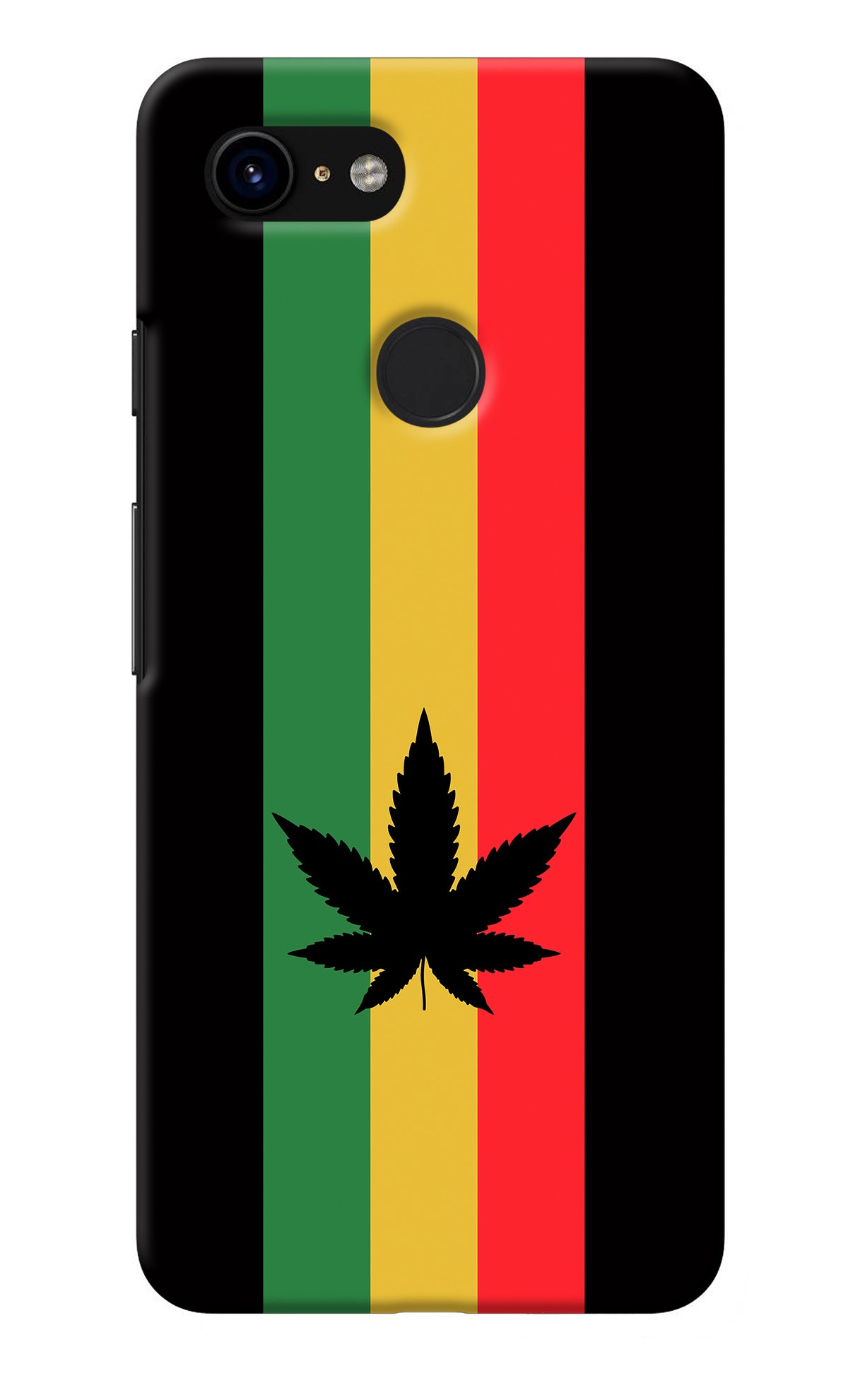 Weed Flag Google Pixel 3 Back Cover