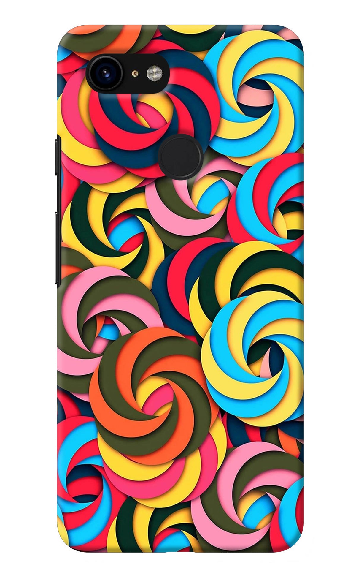 Spiral Pattern Google Pixel 3 Back Cover