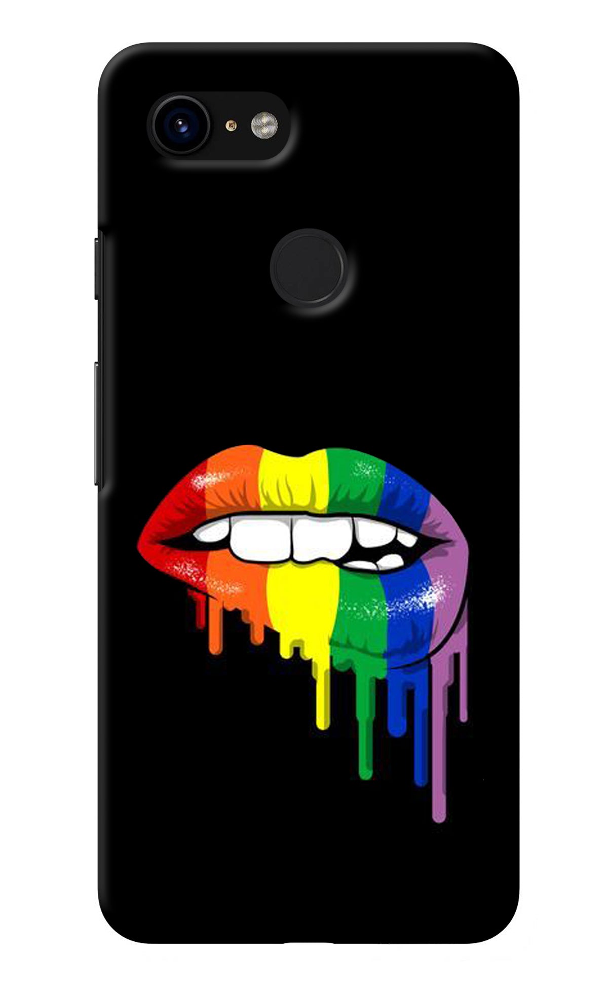 Lips Biting Google Pixel 3 Back Cover