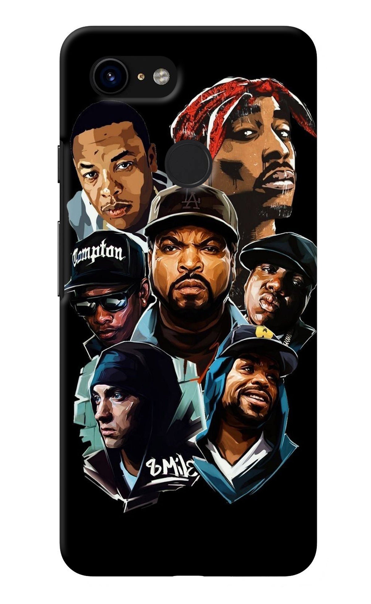 Rappers Google Pixel 3 Back Cover