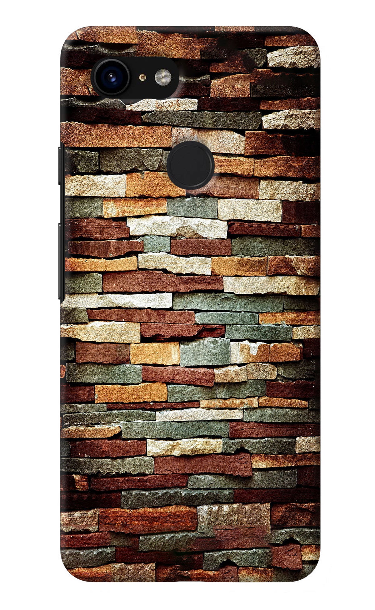 Bricks Pattern Google Pixel 3 Back Cover