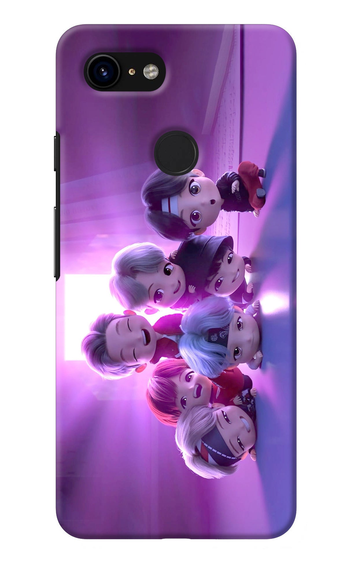 BTS Chibi Google Pixel 3 Back Cover