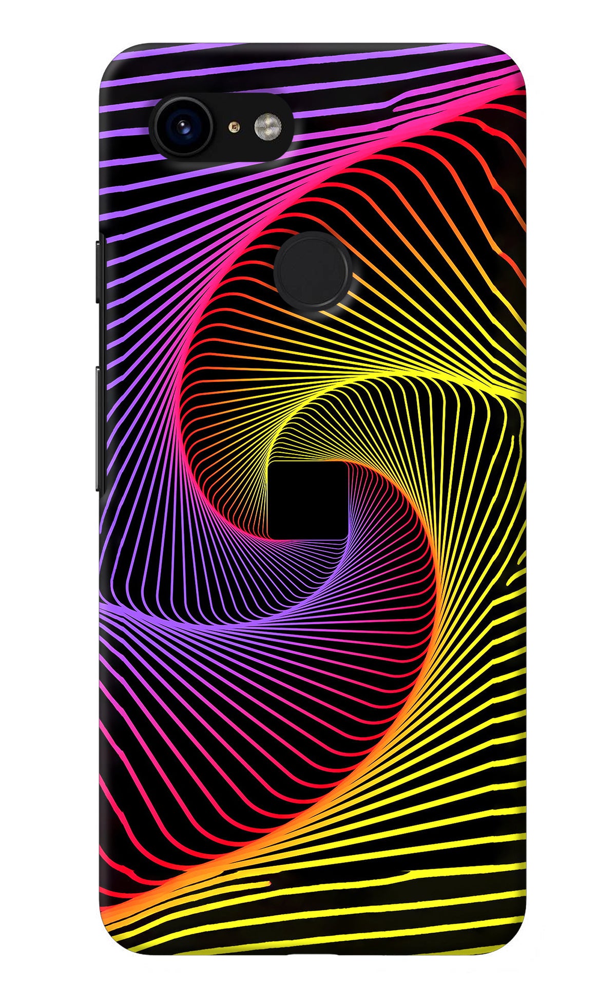 Colorful Strings Google Pixel 3 Back Cover