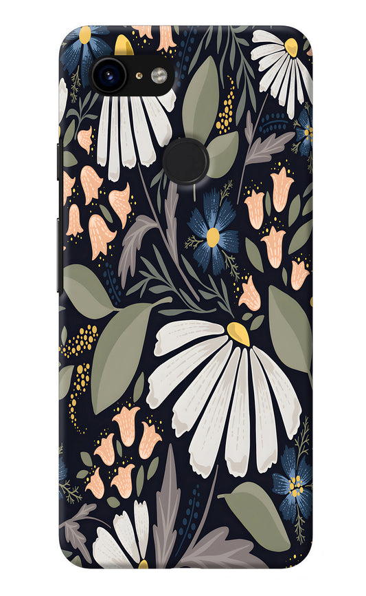 Flowers Art Google Pixel 3 Back Cover