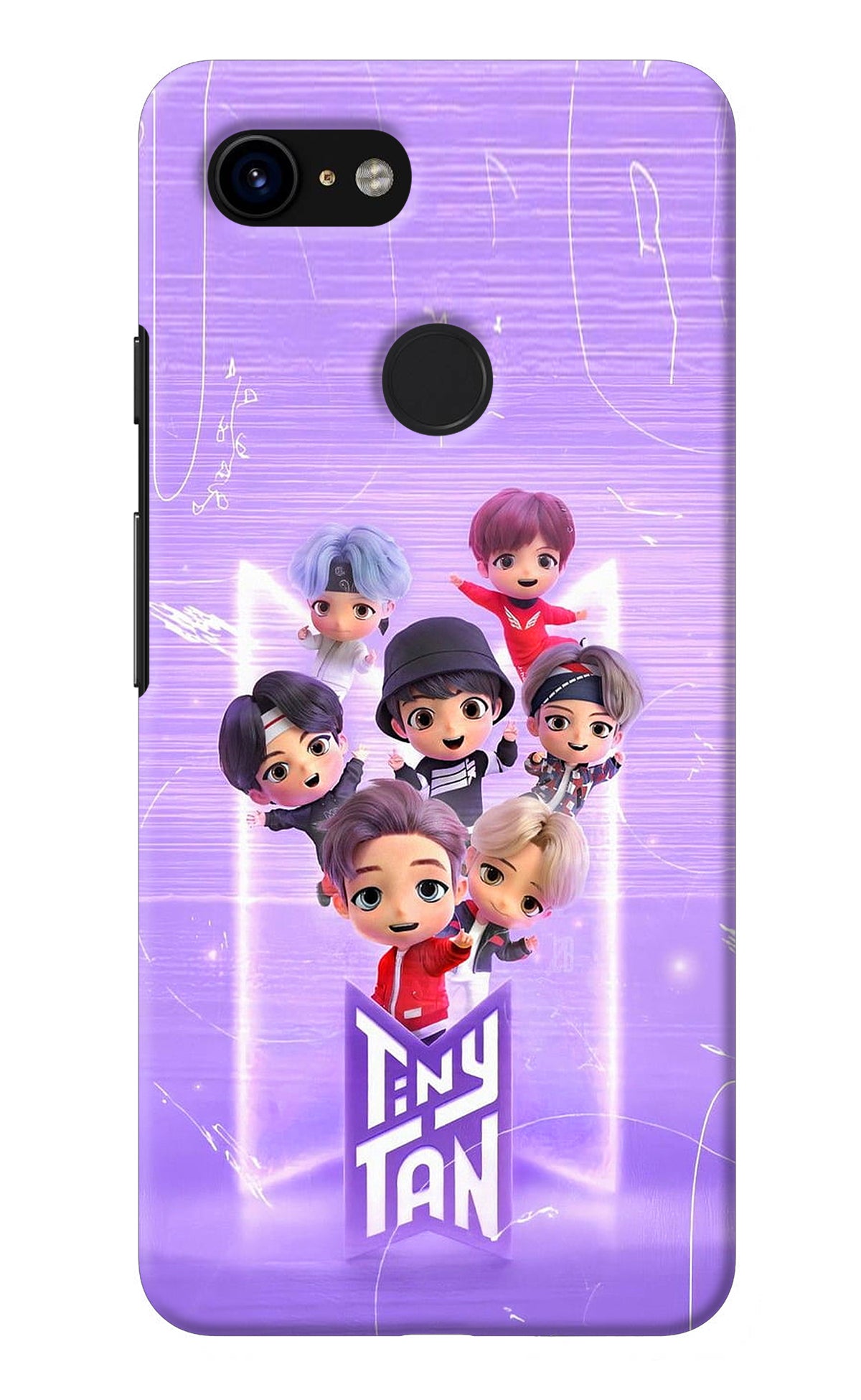 BTS Tiny Tan Google Pixel 3 Back Cover