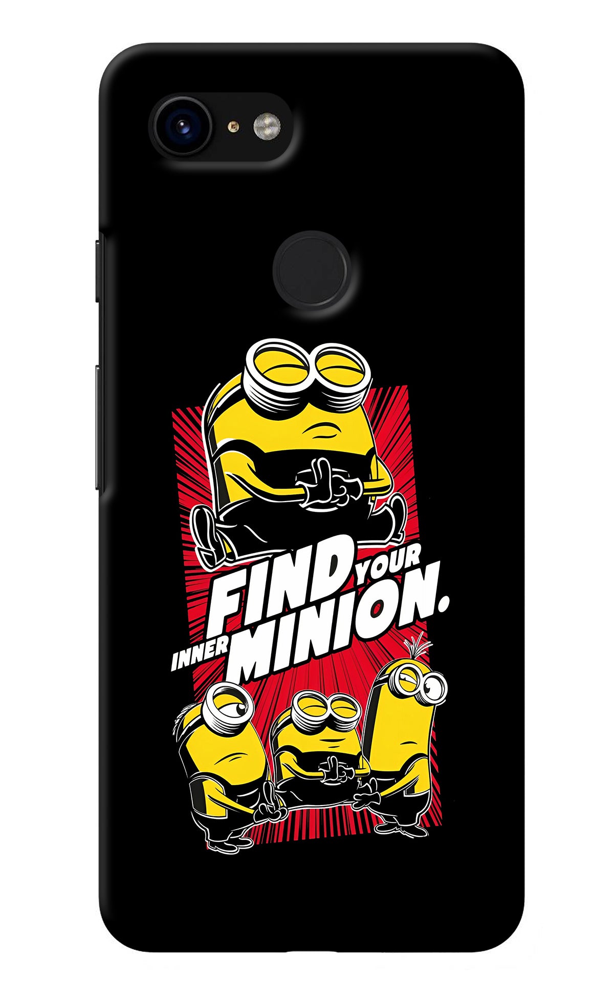 Find your inner Minion Google Pixel 3 Back Cover