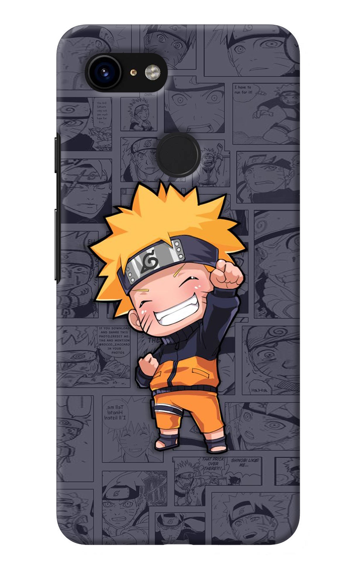 Chota Naruto Google Pixel 3 Back Cover