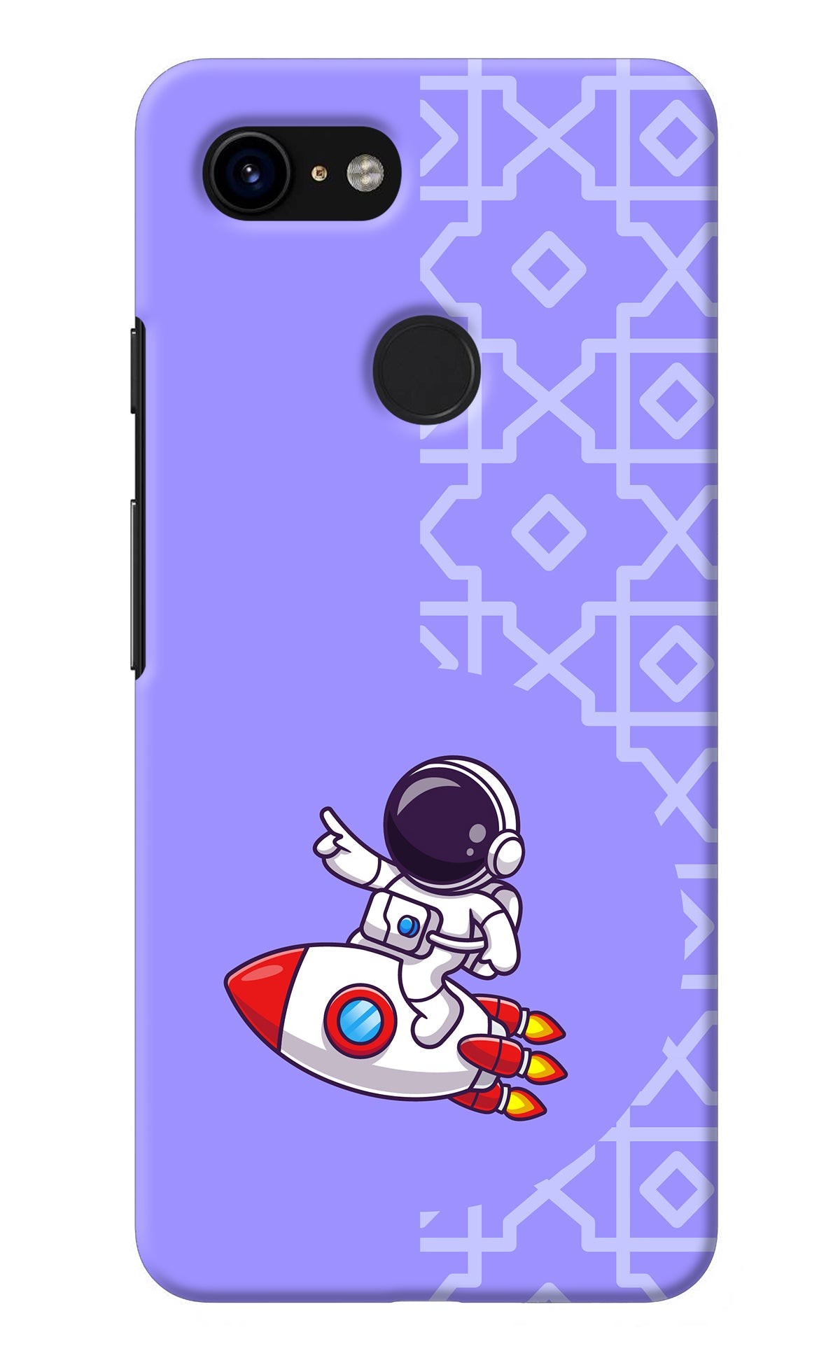 Cute Astronaut Google Pixel 3 Back Cover