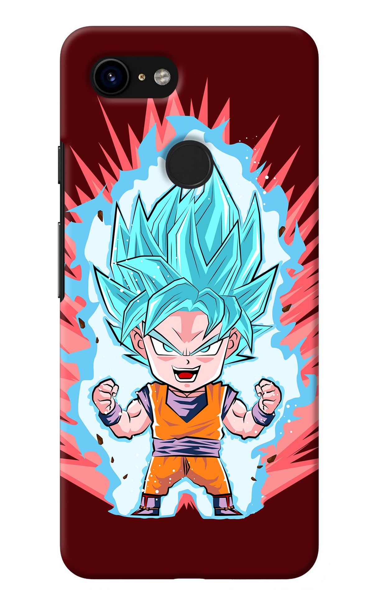 Goku Little Google Pixel 3 Back Cover