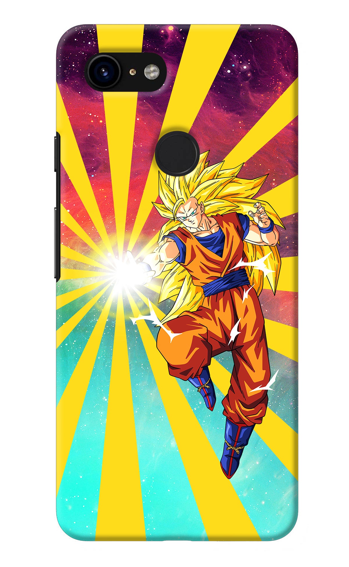 Goku Super Saiyan Google Pixel 3 Back Cover