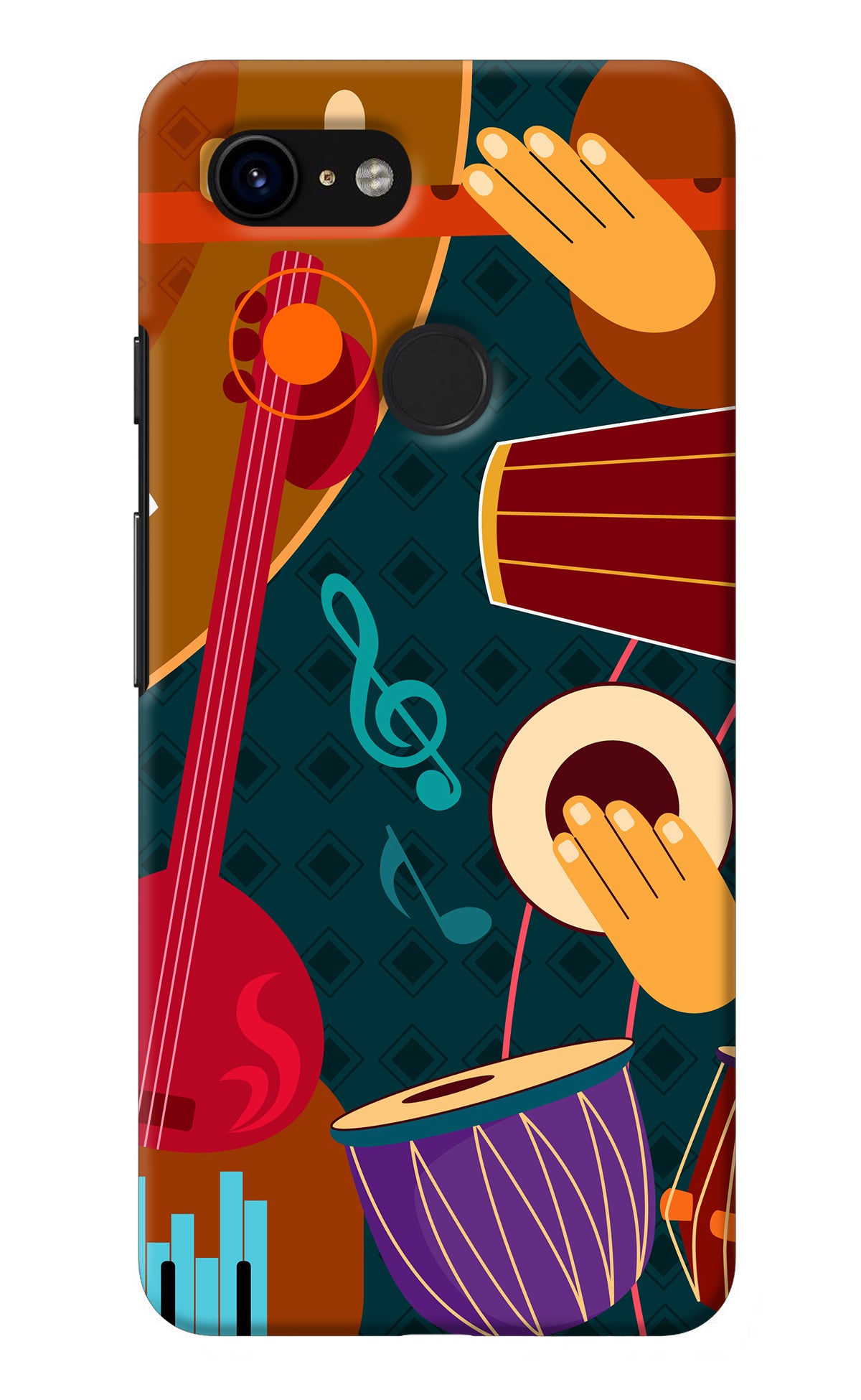 Music Instrument Google Pixel 3 Back Cover